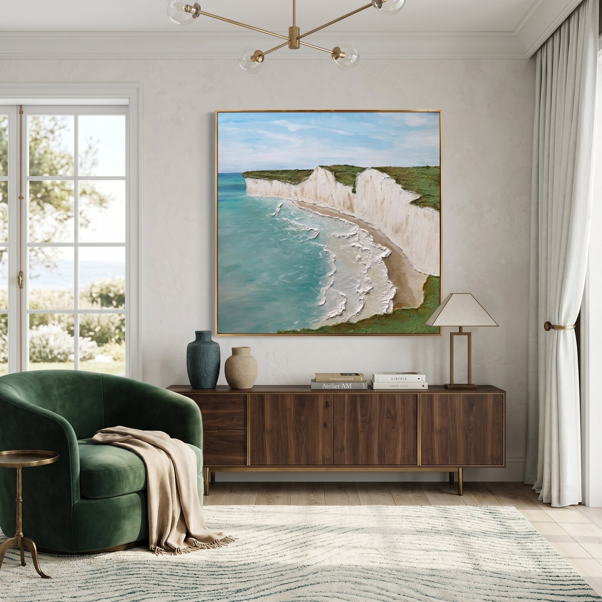 Sculptural Impasto Landscape Wall Art CY0177 - Viral Wall Art
